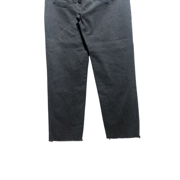 Madewell Perfect Vintage Straight Jeans Womens 28 Black High Rise Classic Casual - Picture 10 of 15